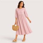 Lilliana | Damen Langes Kaftan Maxikleid Im Boho Stil
