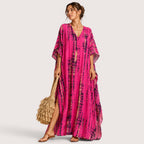 Lilliana | Damen Langes Kaftan Maxikleid Im Boho Stil