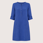 Brielle | Damen Hemdblusenkleid Mit Knopfleiste Und Seitentaschen