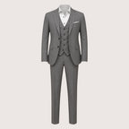 Victor | Herren Dreiteiliger Anzug Mit Sakko, Weste Und Hose