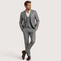 Victor | Herren Dreiteiliger Anzug Mit Sakko, Weste Und Hose