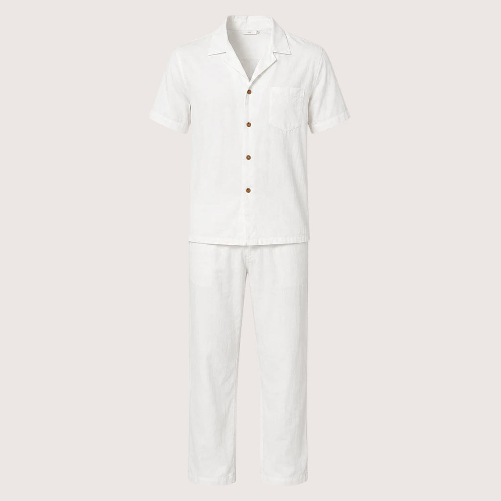 Orlando | Herren Leinen Strand Set Mit Hemd Und Hose