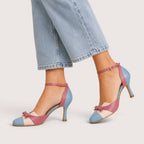 Anya | Damen Pumps Mit Runder Zehenpartie Und Schleife