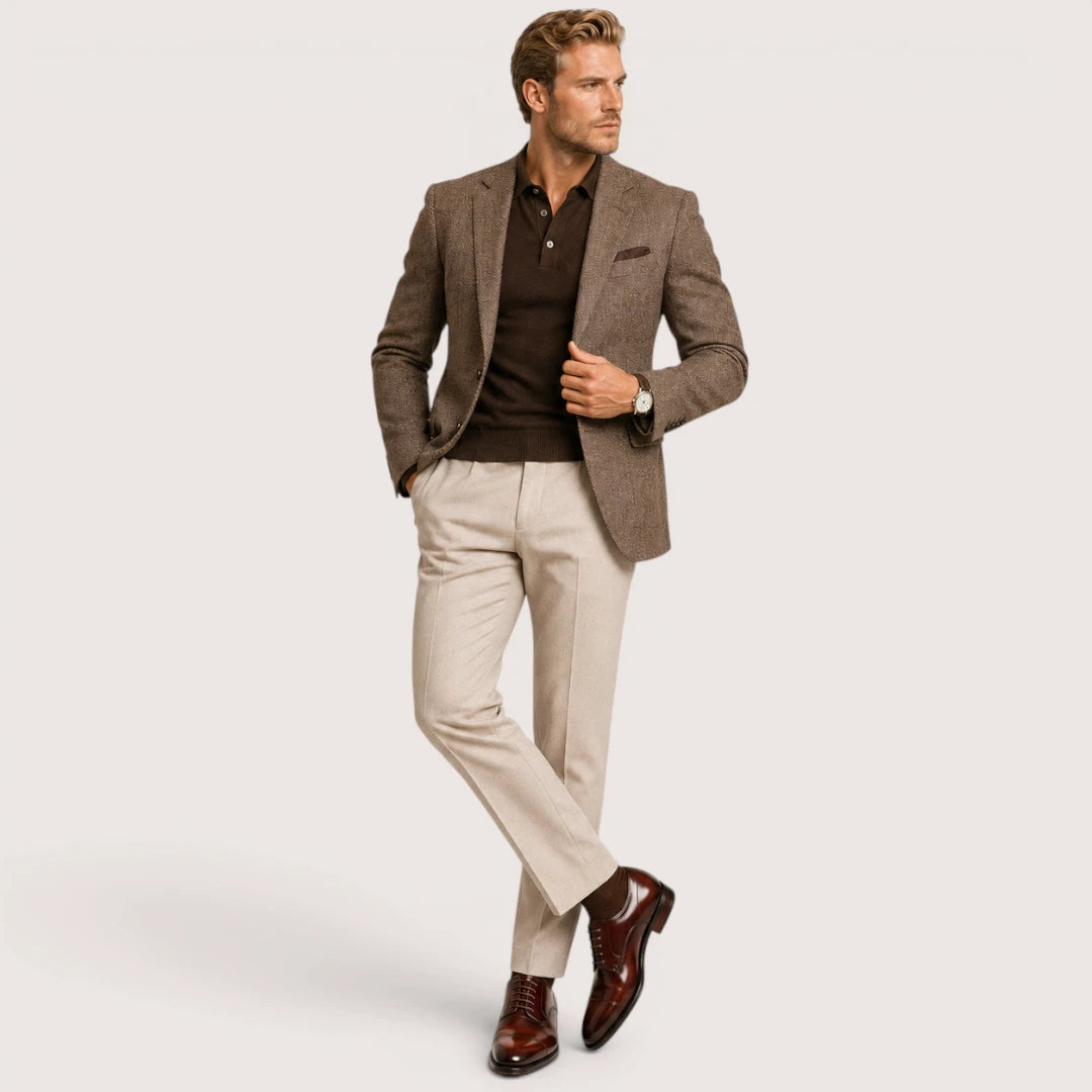 Sebastian | Herren Leder Oxford Schnürschuhe