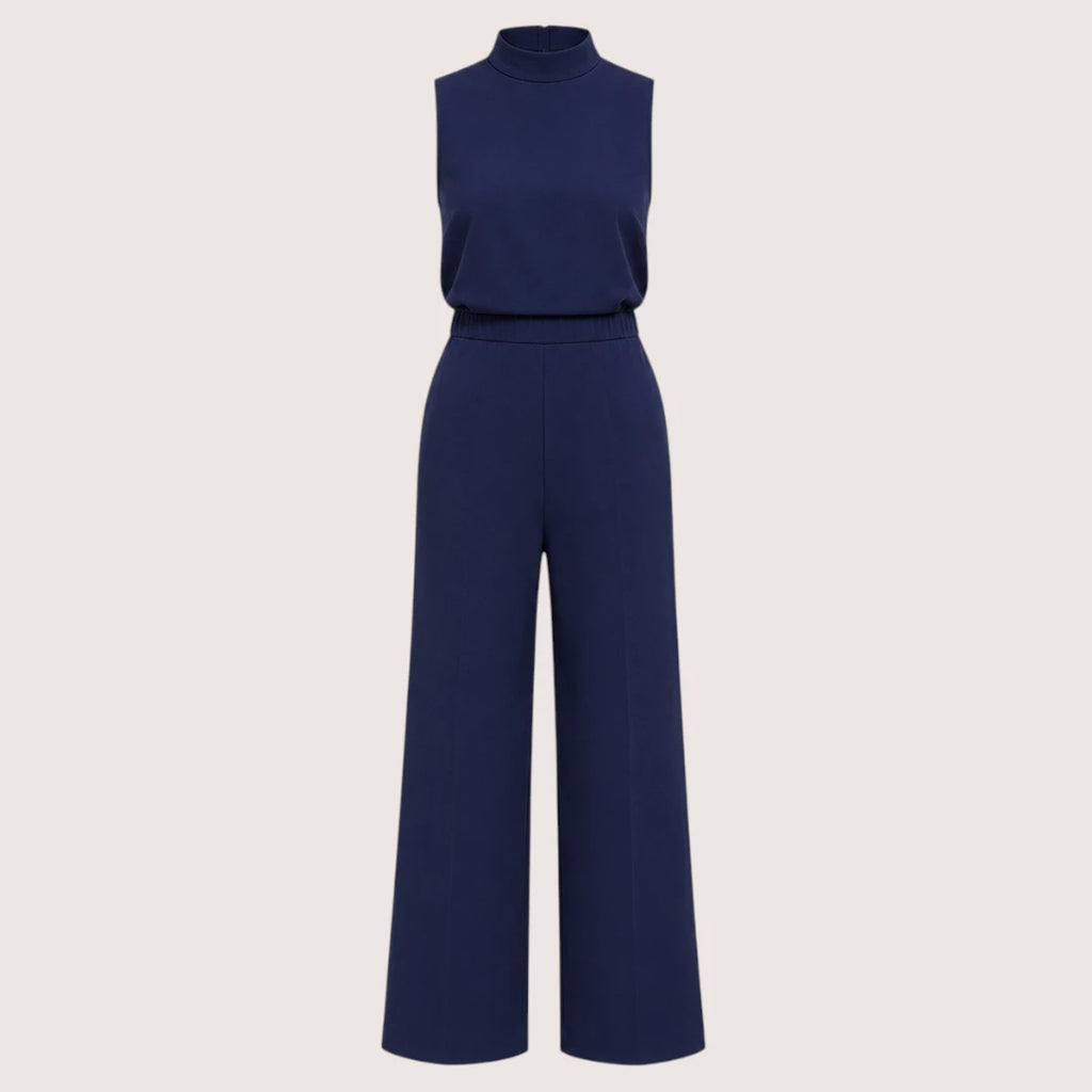 Maris | Damen Weitbein Jumpsuit Mit Neckholder
