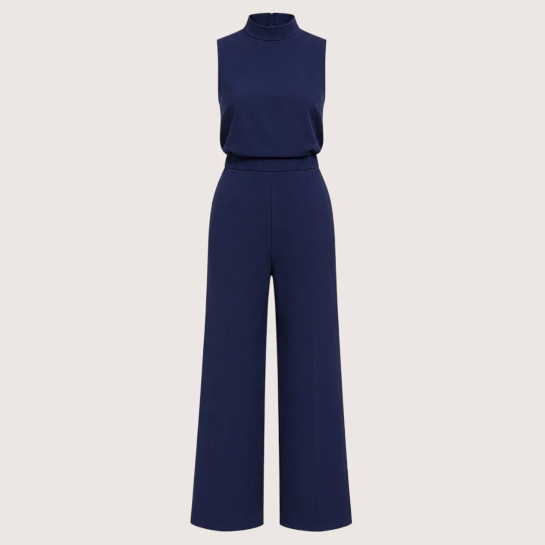 Maris | Damen Weitbein Jumpsuit Mit Neckholder