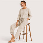 Marielle | Damen Lounge Set Mit Oberteil Und Hose