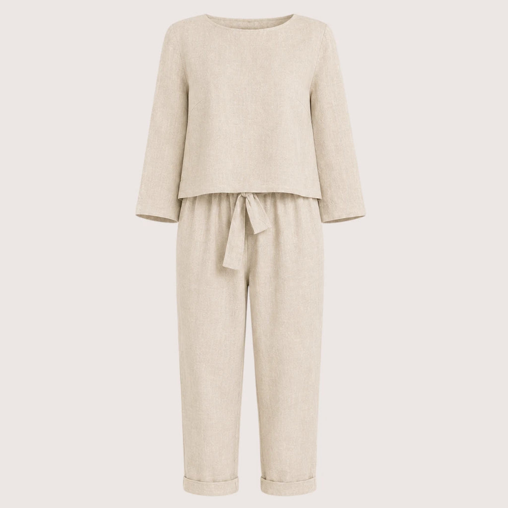 Marielle | Damen Lounge Set Mit Oberteil Und Hose