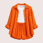 Eliza | Hemd Und Shorts Set Mit Kordelzug