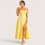 Gabriella | Damen Trägerloses Midikleid Mit Herzförmigem Ausschnitt