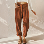 Viviana | Damen High Waist Cordhose Mit Bundfalten