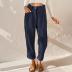 Viviana | Damen High Waist Cordhose Mit Bundfalten