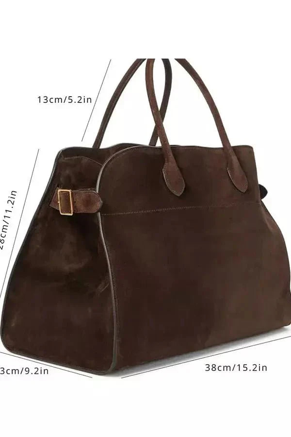 Hailey | Damen Lederhandtasche Mit Doppelten Tragegriffen