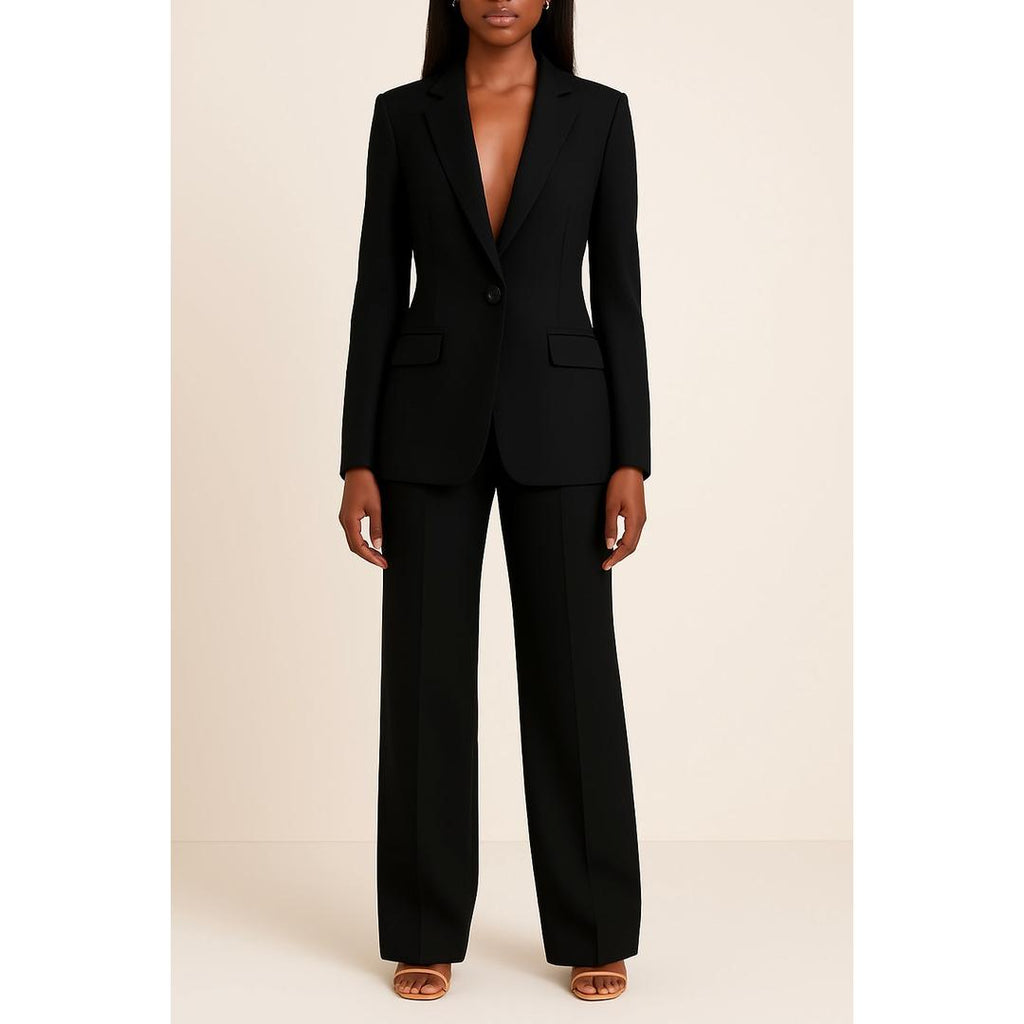 Grace | Damen Hosenanzug mit Ein-Knopf-Blazer und geradem Bein