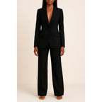 Grace | Damen Hosenanzug mit Ein-Knopf-Blazer und geradem Bein