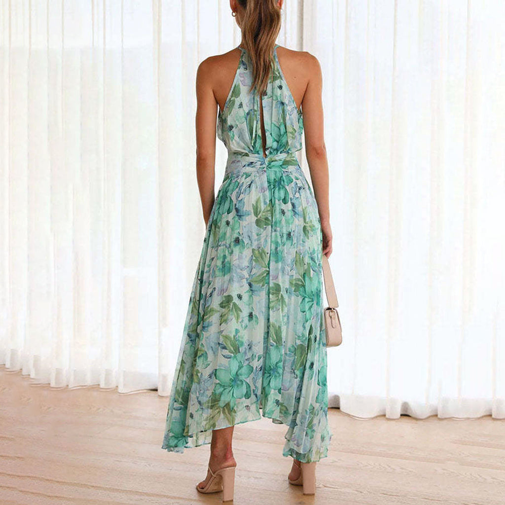 Sophia | Damen Maxi Kleid Mit Blumenprint