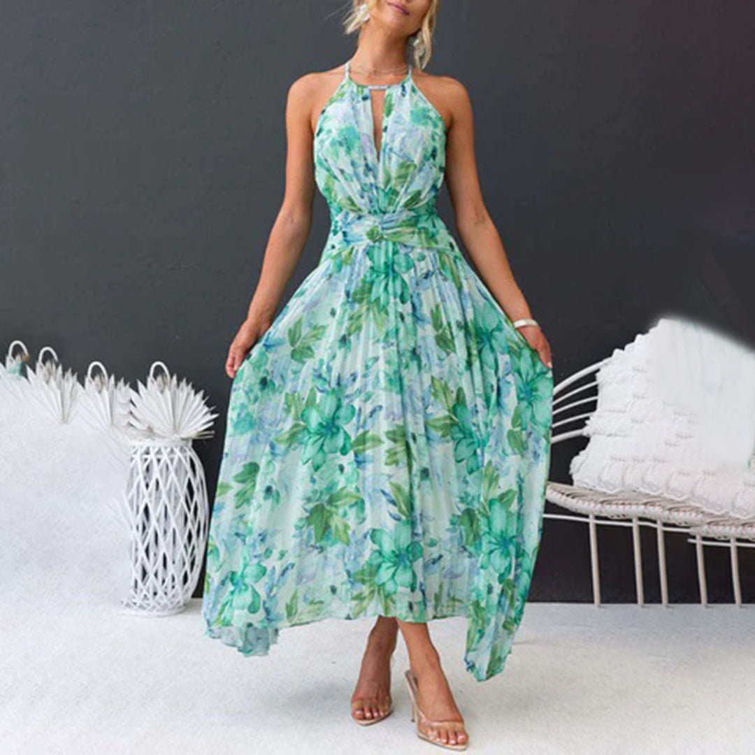 Sophia | Damen Maxi Kleid Mit Blumenprint