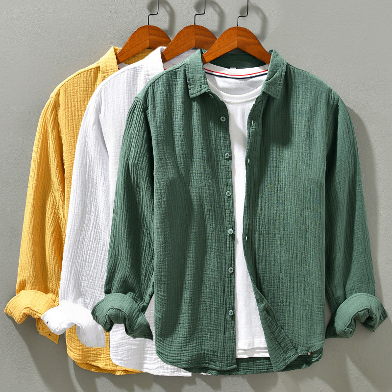 Reid | Herren Freizeit Hemd Mit Klassischem Kragen Und Knopfleiste