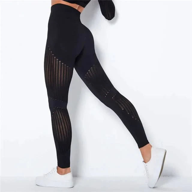 Camryn | Damen High Waist Kompressionsleggings Mit Formeinsätzen