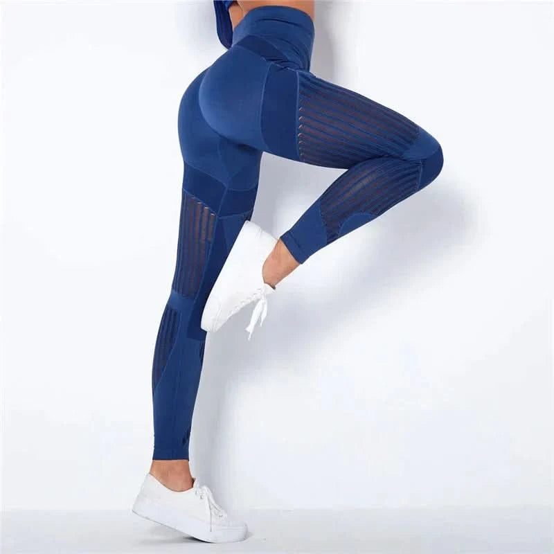 Camryn | Damen High Waist Kompressionsleggings Mit Formeinsätzen