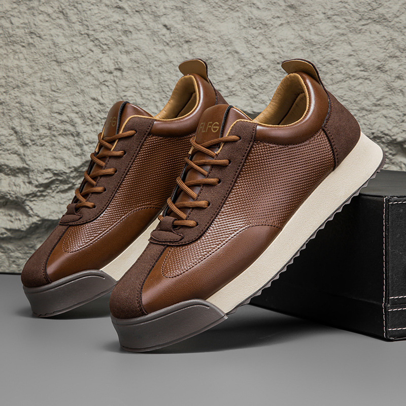 Marco | Herren Schnür Sneaker Mit Panel-Design