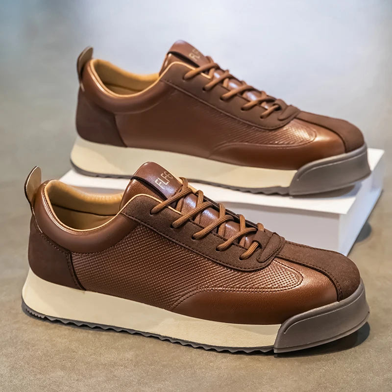 Marco | Herren Schnür Sneaker Mit Panel-Design