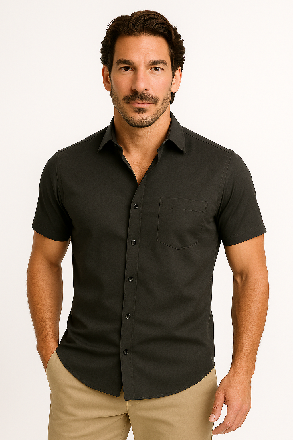 Grant | Herren Sportshirt Mit Stretch Passform Und Kurzarm