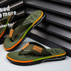 Kai | Herren Mehrfarbige Flip-Flops Mit Kontrastsohle