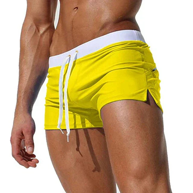 Trent | Herren Badeshorts Mit Kordelzug Und Seitenstreifen