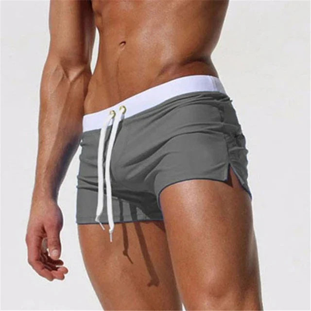 Trent | Herren Badeshorts Mit Kordelzug Und Seitenstreifen
