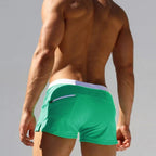 Trent | Herren Badeshorts Mit Kordelzug Und Seitenstreifen