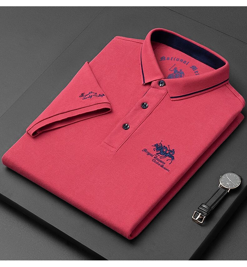 Marcus | Klassisches Kurzarm Poloshirt Mit Kontrastkragen