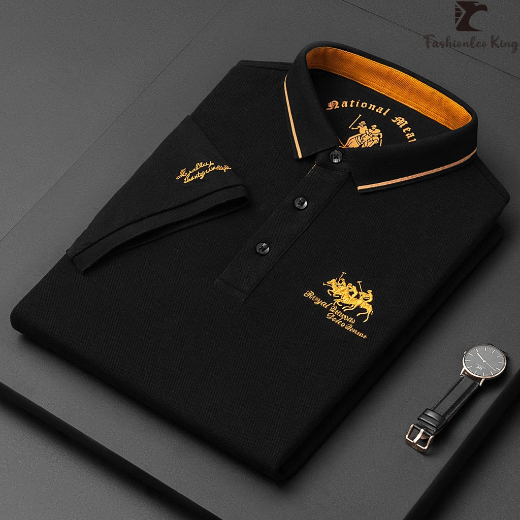 Marcus | Klassisches Kurzarm Poloshirt Mit Kontrastkragen