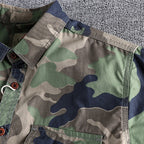 Colby | Herren Langarm Camouflage Hemd Mit Brusttaschen
