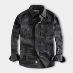 Colby | Herren Langarm Camouflage Hemd Mit Brusttaschen