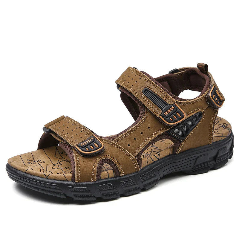 Felix | Herren Sandalen Mit Verstellbaren Riemen Und Gepolstertem Fußbett