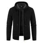Dylan | Herren Strickjacke Mit Reißverschluss Und Kapuze