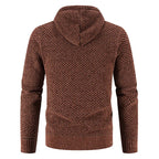 Dylan | Herren Strickjacke Mit Reißverschluss Und Kapuze