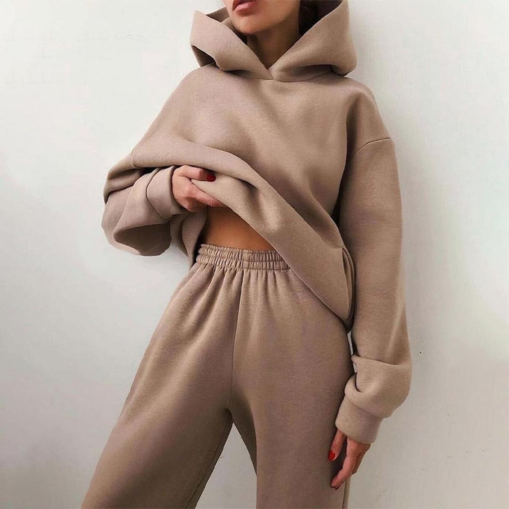 Delilah | Damen Hoodie- Und Jogger-Set Mit Lockerer Passform