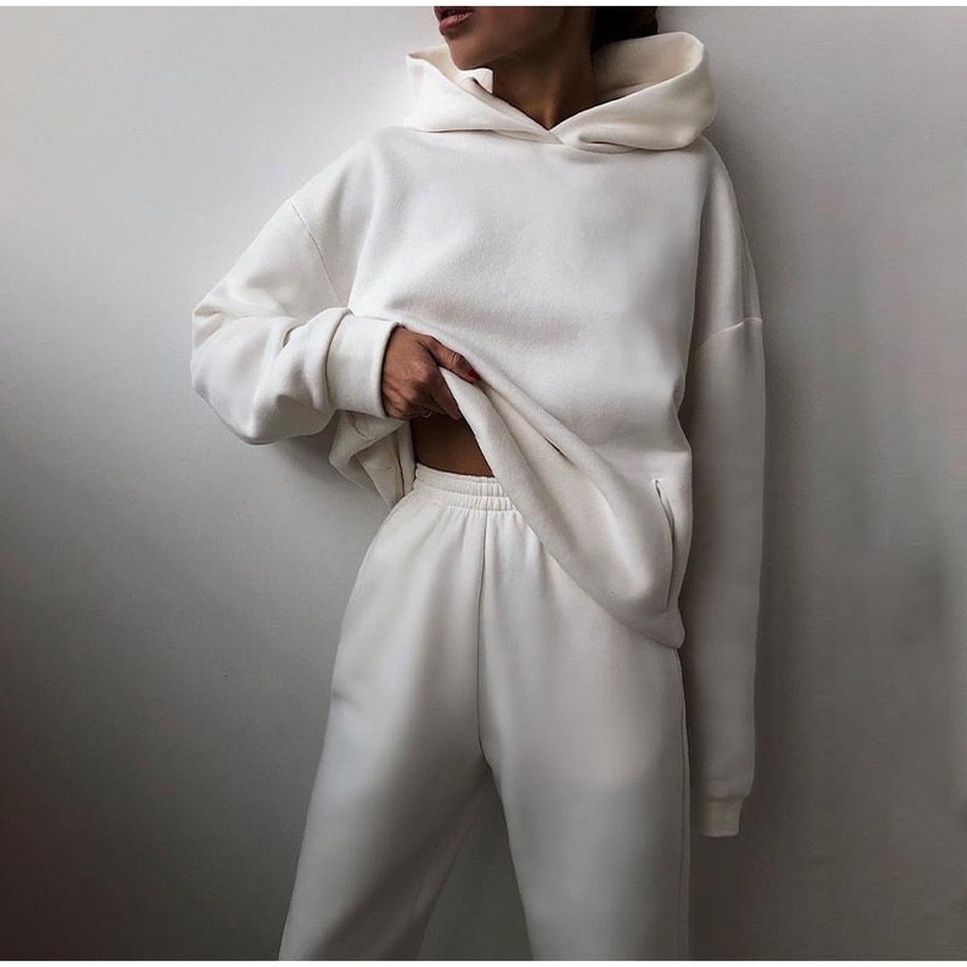 Delilah | Damen Hoodie- Und Jogger-Set Mit Lockerer Passform