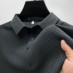 Leo | Herren Kurzarm Poloshirt Mit Strukturmuster