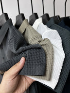 Leo | Herren Kurzarm Poloshirt Mit Strukturmuster