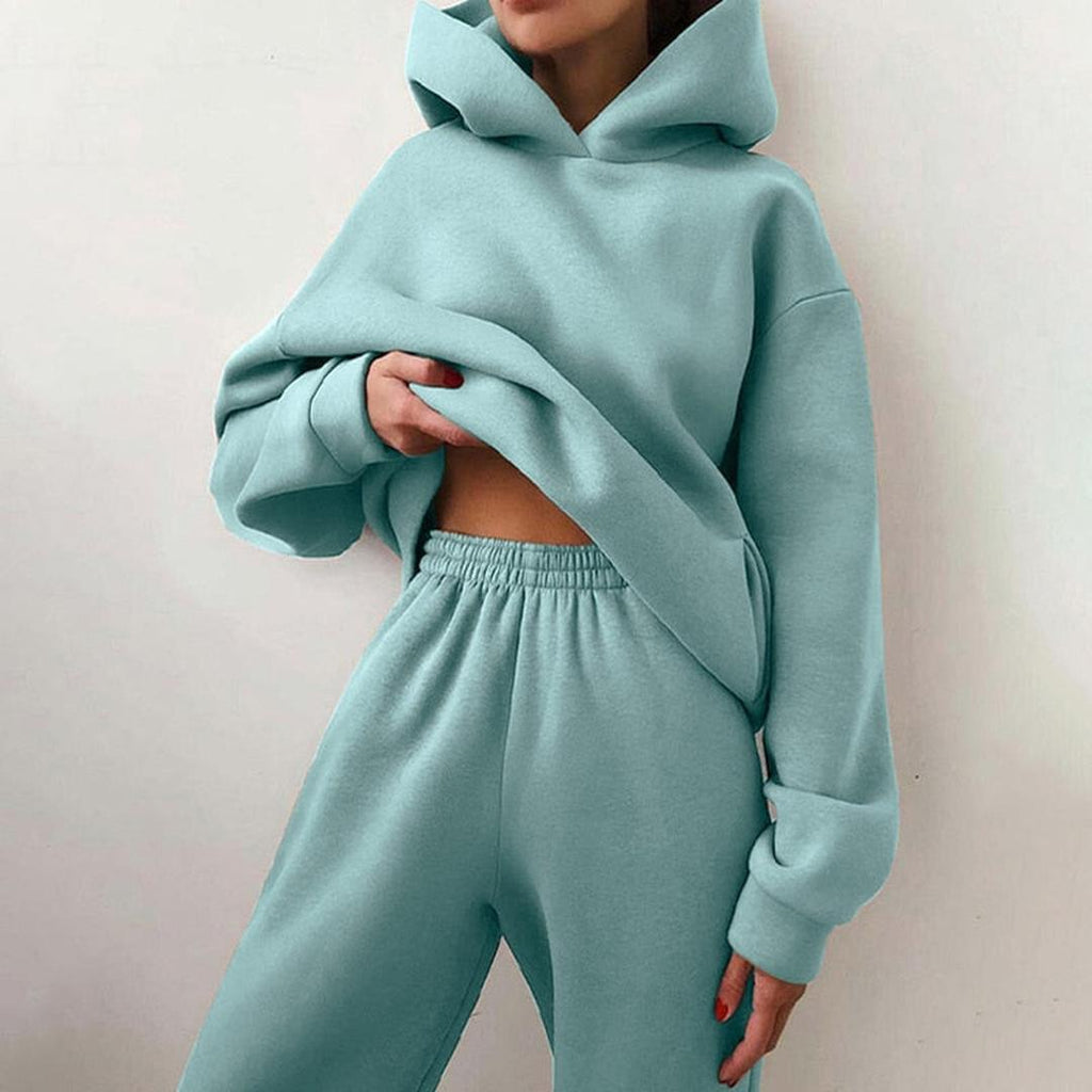 Delilah | Damen Hoodie- Und Jogger-Set Mit Lockerer Passform