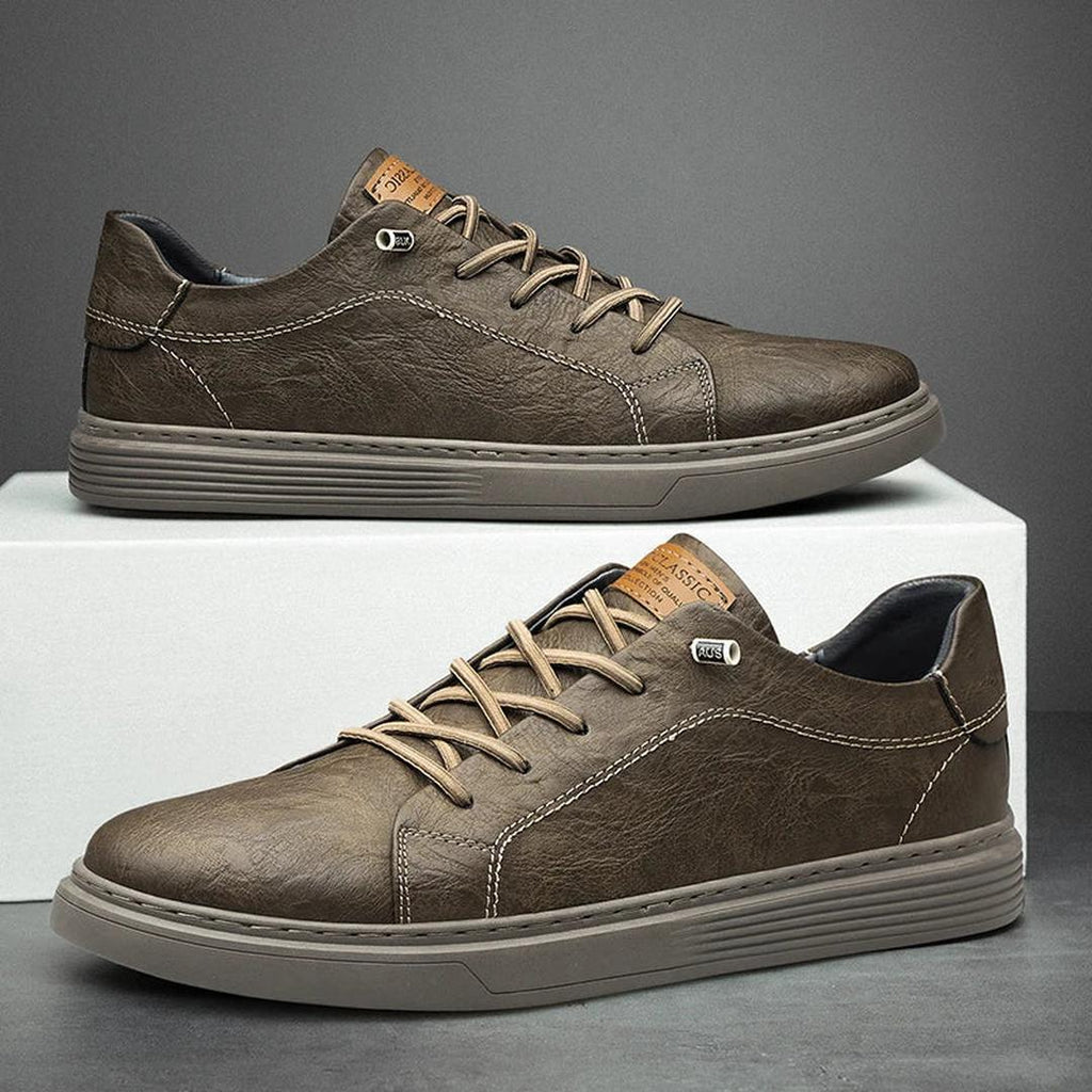 Miles | Herren Klassische Schnür Sneakers Mit Gepolsterter Sohle