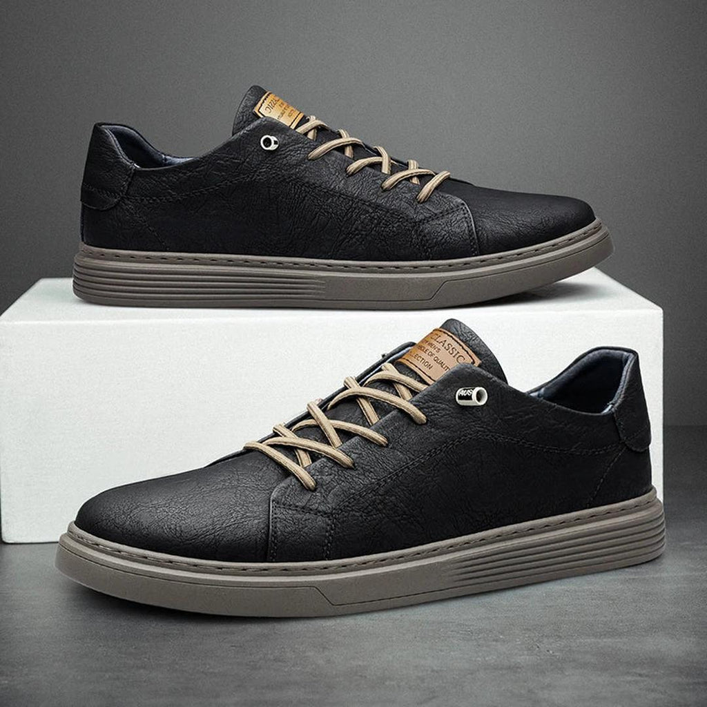 Miles | Herren Klassische Schnür Sneakers Mit Gepolsterter Sohle
