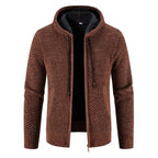 Dylan | Herren Strickjacke Mit Reißverschluss Und Kapuze