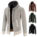 Dylan | Herren Strickjacke Mit Reißverschluss Und Kapuze