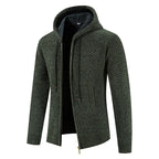 Dylan | Herren Strickjacke Mit Reißverschluss Und Kapuze