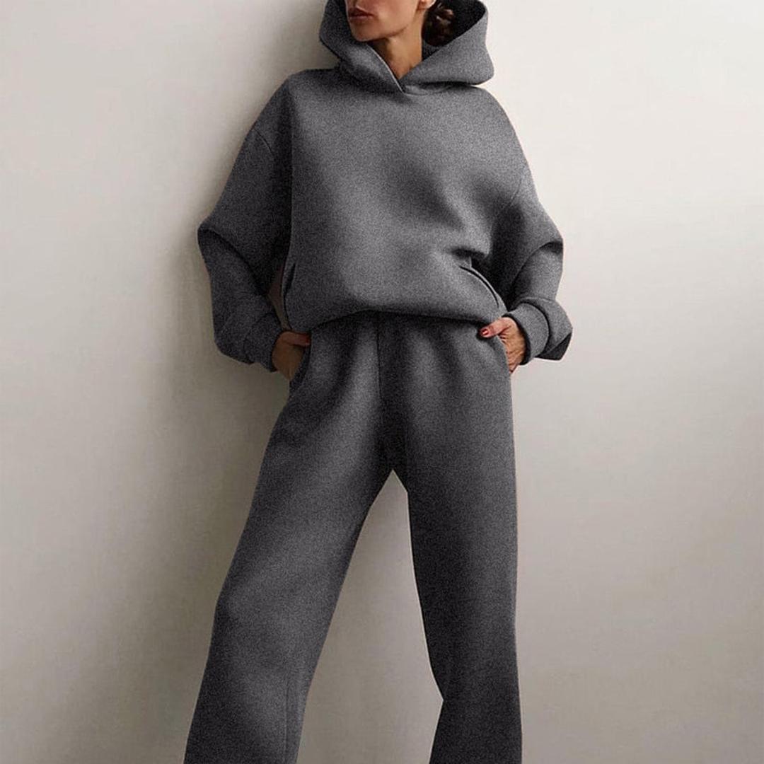 Delilah | Damen Hoodie- Und Jogger-Set Mit Lockerer Passform