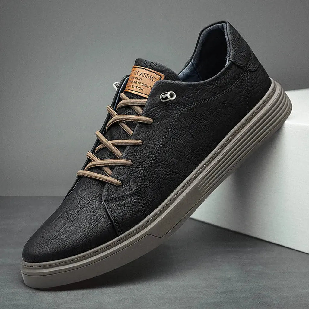 Miles | Herren Klassische Schnür Sneakers Mit Gepolsterter Sohle